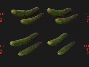 Cucumber 3D मॉडल