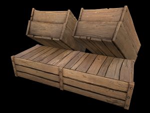 Cucumber Box Crate Stand 3D Модель