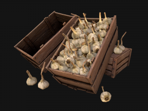 Garlic Box Crate Stand 3Dモデル