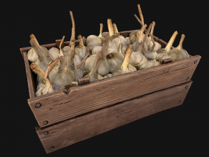 Garlic Box Crate Stand 3D Model