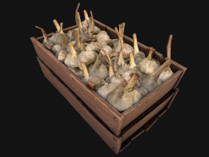 Garlic Box Crate Stand 3D Model