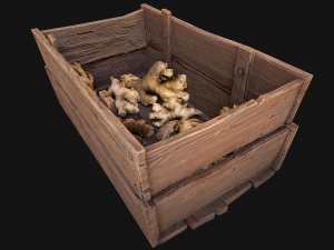 Crate Ginger Box Crate Stand Modèle 3D