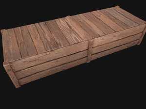 Crate Ginger Box Crate Stand Modèle 3D