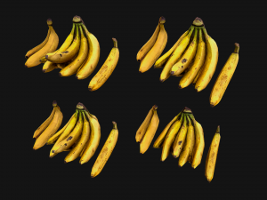 Crate Bananas Box Stand Model 3D