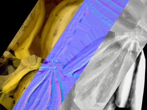 Crate Bananas Box Stand Model 3D