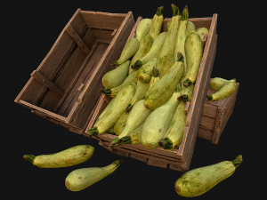 Crate Marrows Box Stand 3D Model