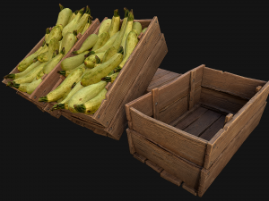 Crate Marrows Box Stand Modello 3D