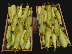 Crate Marrows Box Stand 3D Model