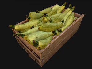 Crate Marrows Box Stand 3D Model