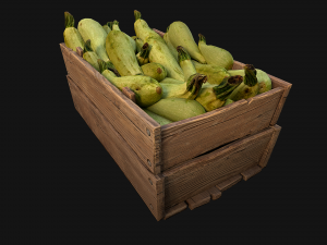 Crate Marrows Box Stand Modello 3D