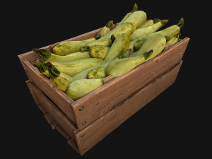 Crate Marrows Box Stand Modello 3D