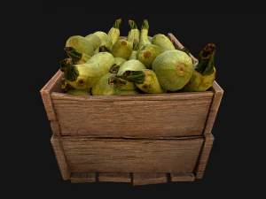 Crate Marrows Box Stand 3D Model