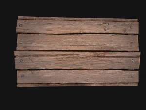 Crate Marrows Box Stand 3D Model