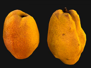 Crate Pears Box Medieval Stand Stall Pear Farm Fruits 3D Model