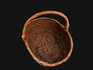 Wicker Basket 3D Model