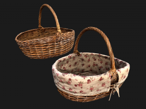 Baskets Pack 3D Model