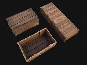 Cabbage Box Crate Stand 3Dモデル