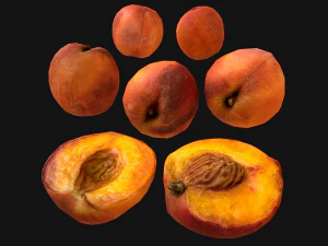 Peach 3D Model
