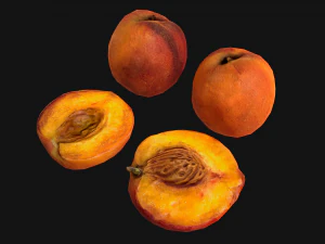 Peach 3D Model