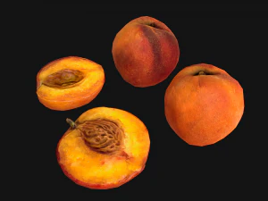 Peach 3D Model