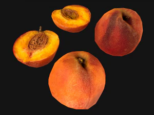 Peach 3D Model