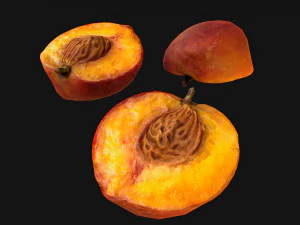 Peach 3D Model