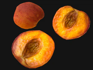 Peach 3D Model
