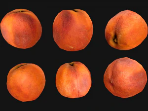 Peach 3D Model