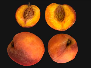 Peach 3D Model
