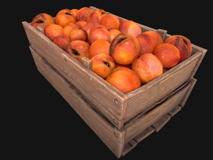 Peaches Crate Stand Box 3Dモデル