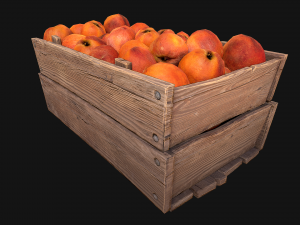 Peaches Crate Stand Box 3Dモデル