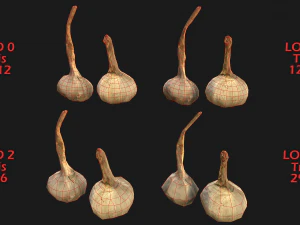 Fruits and Vegetables Collection 3D Model
