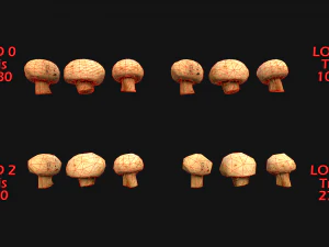 Set of Boxes of Vegetables Crate 3D Model