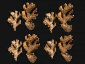 Set of Boxes of Vegetables Crate 3D 모델