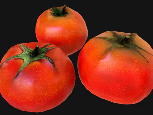 Set of Boxes of Vegetables Crate 3D Model