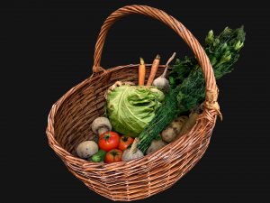 Medieval Market Vegetable Stalls Tent Pack 3D Model