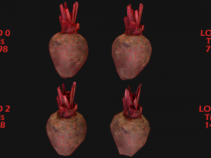 Medieval Market Vegetable Stalls Tent Pack 3D Model