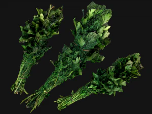Medieval Market Vegetable Stalls Tent Pack 3D Model
