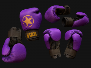 Boxing Gloves Pack 3D 모델