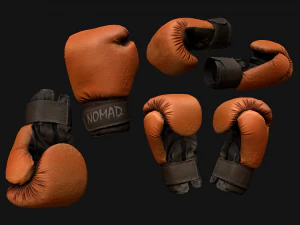 Boxing Gloves Pack 3D Model