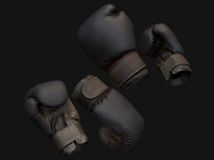 Boxing Gloves Pack 3D Model