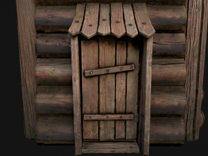 Medieval Wooden Tower Modelo 3D