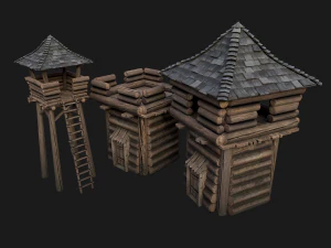 Medieval Towers Pack 3D Model