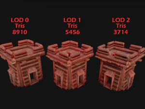 Medieval Towers Pack 3D Model