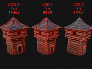 Medieval Towers Pack 3D 模型