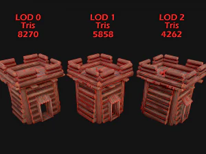 Medieval Towers Pack 3D Model