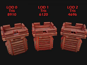 Medieval Towers Pack 3D Model