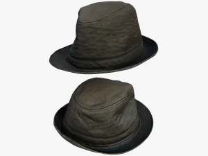 Cappello Nero Michael Jackson Modello 3D