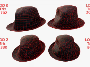 Black Hat Michael Jackson 3D Model