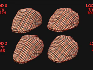 Flat Cap 3D Model